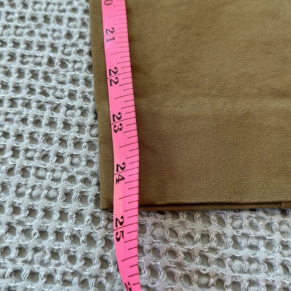 Everlane Side Zip Stretch Cotton Work Pants – Tan Size 8| High-Rise Ankle-Length - Picture 7 of 8